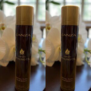 L'anza Keratin Healing Oil Brush Thru Hairspray 10.6 oz_ 2 units